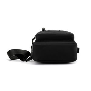 Bolso de pecho antirrobo impermeable para hombre, bandolera cruzada con Usb, un solo hombro con cargador USB, venta al por mayor - Product Image 5