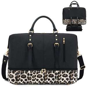 맞춤형 주말 운반 토트 하night 밤 가방 야외 주말 더플 수하물 가방 내구성 대형 여행 더플 가방 - Product Image 4