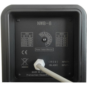 Haut-parleur mural professionnel 2 voies 8 pouces 80W 70/100V - Product Image 2