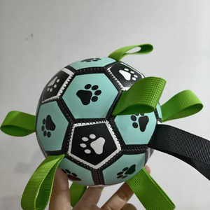 Nuevo Juguete Interactivo de Fútbol para Perros 2026, Pelota de Entrenamiento Resistente para Cachorros con Campana Integrada, Suministros Ecológicos para Mascotas - Product Image 4