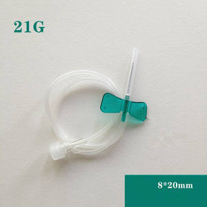เข็มเจาะเลือดแบบผีเสื้อชนิดใช้ครั้งเดียวสำหรับสัตว์เลี้ยง  ขนาด 21g 22g 23g 25g 26g 27g พร้อมชุดสายสวน - Product Image 4