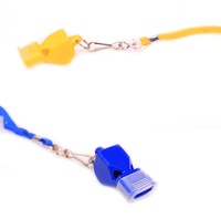 Sifflet d'arbitre de football et de basketball d'urgence extérieur ZhiQu ZQ-PFW22060901 en plastique, sifflet simple tonalité, sous blister