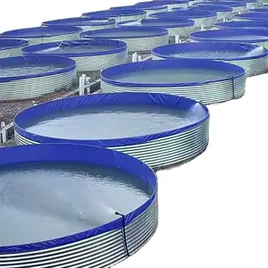 Bán buôn tuần hoàn nuôi trồng thủy sản hệ thống có thể gập lại PVC nuôi trồng thủy sản cá ao nuôi cá xe tăng