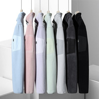 Veste polaire unisexe sportive d'hiver entièrement personnalisable, doublée en laine d'agneau, cardigan, sweat-shirt, design double face pour l'extérieur