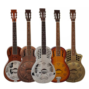 Metal Engraving Round Neck <strong>Resonator</strong> <strong>Guitar</strong> (RGS102) - Product Image 2