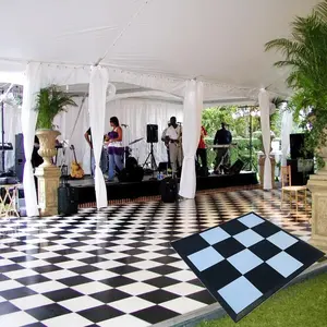 Cheap nice wood flooring use for Outdoor stage snap lock dance floors