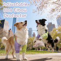 Attelle réglable pour coude et genou de chien, bandage de protection pour patte avant, traitement des callosités, anti-léchage