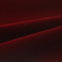 Tissu en velours floqué nylon/acrylique aux couleurs personnalisées pour l'emballage de boîtes à bijoux et montres et la sellerie