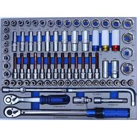 Ensemble d'outils professionnels pour mécaniciens de 424 pièces, coffret rigide, kit de réparation domestique en acier ODM, tiroirs, mousse EVA, ensemble d'outils de garage