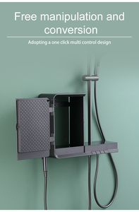 Tĩnh nhiệt thiết bị vệ sinh tắm Bath Set Shower Head Brass vuông lượng mưa vòi hoa sen - Product Image 2