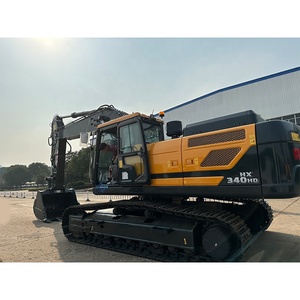 รถขุดตีนตะขาบจีน 33t 34t พร้อมเครื่องยนต์ Cumins ชั้น <span class=keywords><strong>2</strong></span> ในแอลจีเรีย HX340HD - Product Image 1