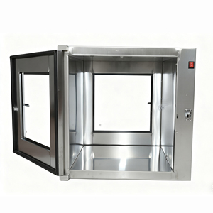 Fabriek Custom Ce Standaard 304 Roestvrij Staal Statische Stofvrije Doorlaatkamer Met Veiligheidsslot - Product Image 1