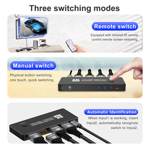 Gran oferta 8K 60 Hz y 4K 120Hz para interruptor <span class=keywords><strong>HDMI</strong></span> 48Gbps repetidor <span class=keywords><strong>de</strong></span> audio y video Con 3 entradas y 1 salida para PC Notebook PS4/PS5 y - Product Image 6