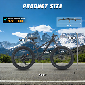 En stock entrepôt USA Vélo de montagne en aluminium pas cher 8 vitesses 24 pouces Suspension à disque Noir ST-SPA-MT24FS PRO Cadre en aluminium - Product Image 4