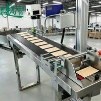 Équipement de gravure laser UV à alimentation séparée haute vitesse avec unité de contrôle à écran tactile pour sachets d'emballage souples