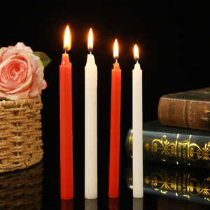 Multicolor Taper Stick Pillar Candles for Dinner Christmas <strong>Advent</strong> Party Festival Easter Ramadan Diwali Paraffin Wax - Product Image 5