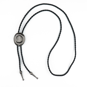 <span class=keywords><strong>Cravatta</strong></span> Bolo in Lega <span class=keywords><strong>di</strong></span> Rame e Pelle, Accessorio da Cowboy per Uomo, Stile Vintage Western con Logo Personalizzato - Product Image 1