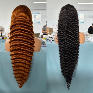 <span class=keywords><strong>30</strong></span> 40Inch Nguyên Sâu Sóng Tóc Giả Full HD Ren Phía Trước Tóc Giả Bán Buôn Nhà Cung Cấp, Nguyên Miến Điện Tóc Xoăn 12A 15A Trinh Nữ Nhân Tóc Giả Tóc - Product Image 1