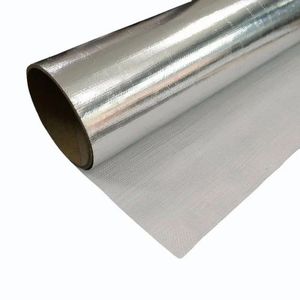 Feuille d'aluminium en tissu non tissé Matériau d'isolation thermique réfléchissant la chaleur pour le toit des bâtiments, les murs, les CVC et l'utilisation industrielle - Product Image 1