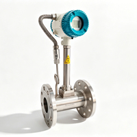 Débitmètre à vortex pour air comprimé et eau haute température DN20
