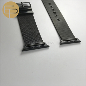 Pas cher 2 pièces mince 0.4mm fil léger mince 304 personnalisé en acier inoxydable bande de <span class=keywords><strong>montre</strong></span> pour apple - Product Image 6