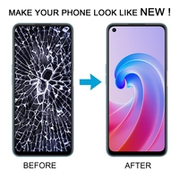 Écran LCD OEM avec numériseur et châssis complet pour OPPO A96 4G – Remplacement d'écran LCD
