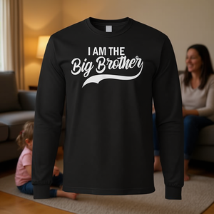 Camiseta de manga larga I Am The Big Brother, camiseta de regalo para anuncio familiar - Product Image 3