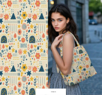 Tissu en toile pour la fabrication de sacs, sergé épais uni en polyester imprimé, motif de dessin animé, nappe, canapé, pique-nique, filles, vente en gros