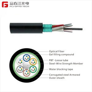 Cable <span class=keywords><strong>de</strong></span> Comunicación <span class=keywords><strong>de</strong></span> Fibra Óptica Monomodo Aéreo FCJ OPTO TECH GYTS/GYTA, Conductor <span class=keywords><strong>de</strong></span> Cobre Trenzado G652D/G657A1/A2, 10+ 2km - Product Image 3
