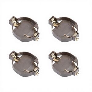 Boîtier de <span class=keywords><strong>pile</strong></span> bouton rond horizontal CR2032, brun, pour montage SMT - Product Image 1