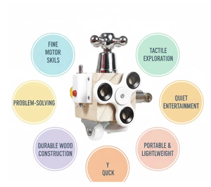 Chất lượng cao zhengyue ZY-2511 bằng gỗ Đa-Chức năng bận rộn hoạt động tấm loại bỏ khó chịu đồ chơi Montessori giáo dục cho - Product Image 5