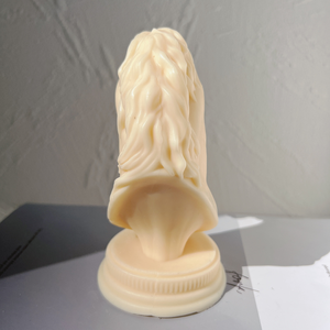Pferdekopf-Statue Kerzenform aus Silikon Büste Reitskulptur Kunstfigur Tier Pony Kerzenform - Product Image 5