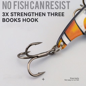 เหยื่อตก<span class=keywords><strong>ปลา</strong></span>แบบสั่นสะเทือนรูปงูเหลือม 3 มิติ แบบใหม่ ประดับเลื่อมโลหะหลากสี สำหรับตก<span class=keywords><strong>ปลา</strong></span>คัลเตอร์แมนดาริน ใช้ไ<span class=keywords><strong>ด</strong></span>้ทั้งน้ำจื<span class=keywords><strong>ด</strong></span>และน้ำเค็ม - Product Image 4