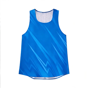 Camiseta Deportiva sin Mangas de Secado Rápido, Transpirable, con Logotipo Personalizado, Sin Costuras, Elástica y Colorida para Maratón y Fitness Unisex - Product Image 2