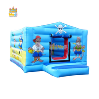 Château gonflable personnalisable en PVC 0,55 mm, sans plomb, non toxique, excellente flexibilité à basse température, garantie 3 ans
