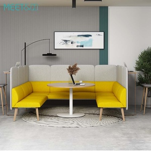 Modern Nordic Lounge Couch Furniture Waiting Room Sectional Public Area <b>Office</b> Reception <b>Sofa</b> Set - Product Image 2