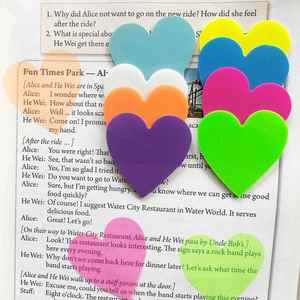 8 Colors 160 Sheet PET Transparent Sticky Note <b>Memo</b> <b>Pad</b> Scrapes Stickers Waterproof Clear Notepad for School Stationery Office - Product Image 4