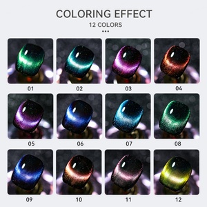 เจลทาเล็บ JTING ดีไซน์ใหม่ 9D ลายตาแมว พร้อมเพชรแม่เหล็กสำหรับตกแต่งเล็บ ชุดเจลทาเล็บตาแมว รับผลิตแบบ OEM - Product Image 4