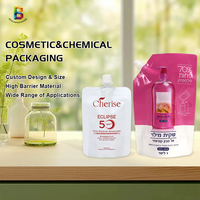 Bolsa de Embalaje Cosmético Personalizada con Impresión, 100ml 200ml, Bolsa de Plástico con Boquilla para Loción, Mascarilla, Crema