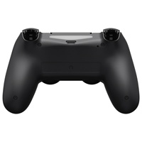Coque inférieure de remplacement noire EXtremeRate version Type-C compatible avec les manettes PS4 modèles JDM-040/050/055