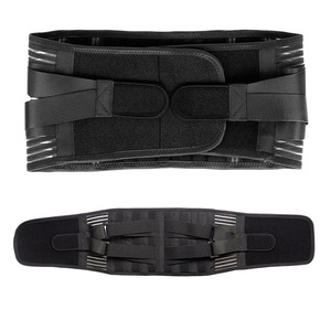Alivio del dolor Espalda <span class=keywords><strong>Neopreno</strong></span> <span class=keywords><strong>Faja</strong></span> gris Tirar Banda elástica Cintura fuerte Brace Cinturón <span class=keywords><strong>de</strong></span> soporte lumbar - Product Image 3