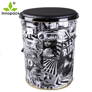 Seau en métal de qualité alimentaire 18 kg Seau à peinture Impression personnalisée Prix bas Haute qualité 18L avec couvercle - Product Image 1