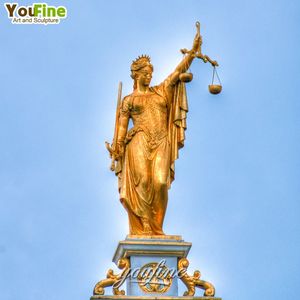 Famosa estatua de bronce de tamaño personalizado Casting Justice Libra - Product Image 5