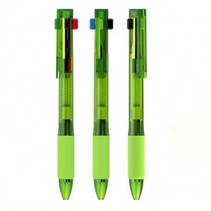 Promotional Custom Logo 4 <b>Color</b> Retractable Ballpoint <b>Pens</b> Long-lasting Ink for Campus Events - Product Image 2