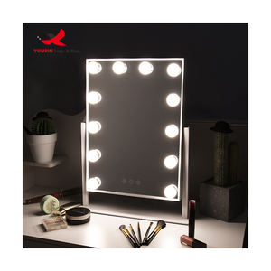 Mixed Procurement Low Price Manufacturer Personalized Adjustable Brightness <b>Vanity</b> <b>Mirror</b> 360 Degree Rotation Led Makeup <b>Mirror</b> - Product Image 1