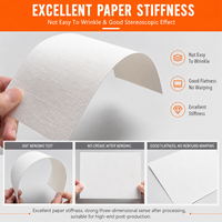 Papier spécial gaufré vert personnalisé YISHU, papier spécial pour impression commerciale, fabricant de papier spécial, vente en gros