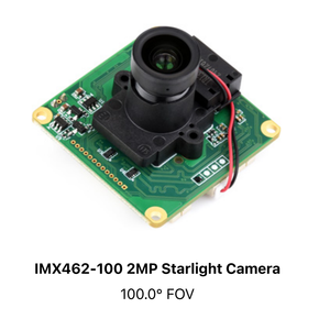 Caméra industrielle Starlight Résolution 1920x1080 Ouverture F179 Option double FOV Commutateur IRCUT intégré Vision 100 ° 127 ° FOV - Product Image 4