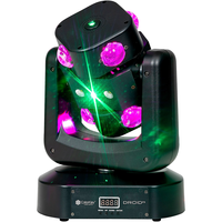 Mini projecteur LED à tête mobile 150W, indice de protection IP33, contrôle DMX512, corps en PVC et verre, pour discothèque, mariage, club, DJ, éclairage de fête