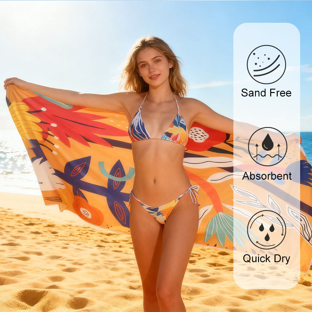 Impression de plante orange