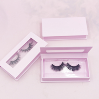 Faux cils en vison naturel 3D en bande complète, vente en gros d'usine, fournisseur, marque privée, logo personnalisé, cils en vison avec boîte cadeau